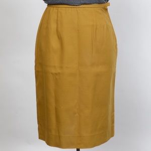 The 1960’s Koret of California Mustard Skirt